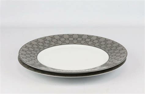 hermes fil d'argent dinner plate|hermes tableware catalog.